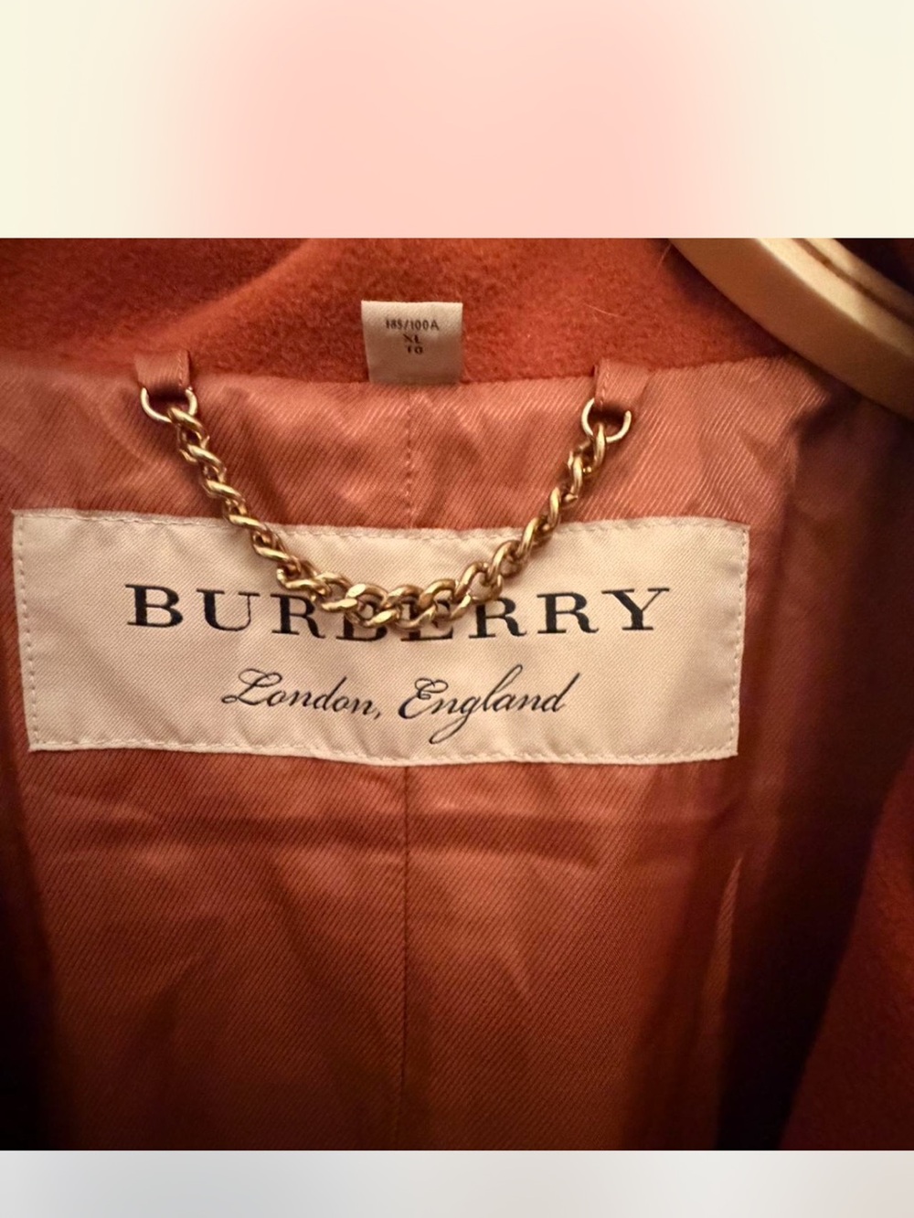 Burberry Women's Orange-Red/Ginger Trench Coat - Picture 2 of 11